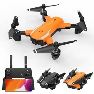 Welko-Drone-with-4K-Camera-WiFi-FPV-1080P-HD-Dual-Foldable-RC-Quadcopter-Altitude-Hold-Headless-Mode-Hight-Hold-Color-Multi (AX6)