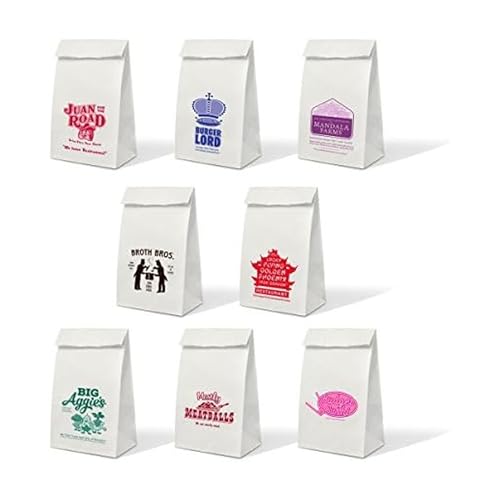 Genuine Fred TAKE-OUT FAKE-OUTS Lunch Bags, 24 Count