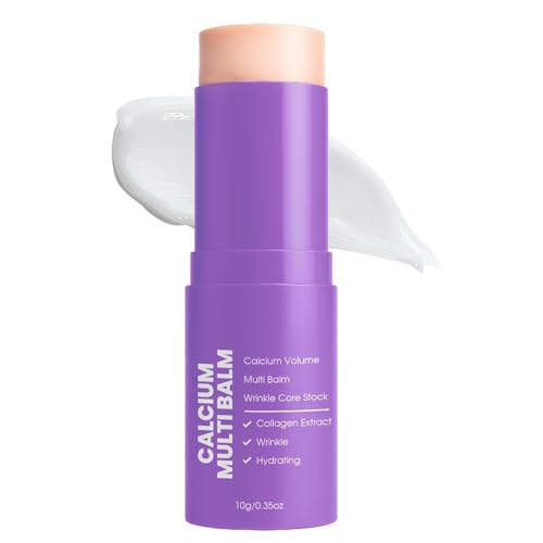 Bálsamo Multi Volumen de Calcio, Barra Hidratante de Colágeno, Barras Antiarrugas, Antiedad y Reafirmante, Hidratante para Ojos, Cuello y Rostro. Antiedad. (1 pcs)