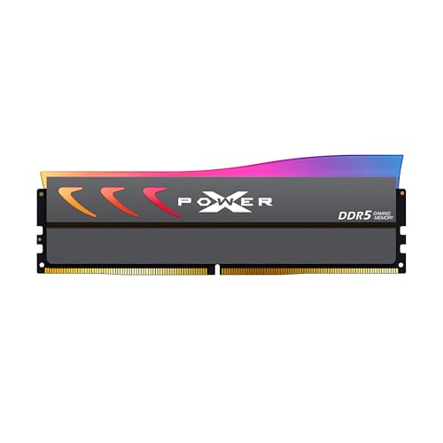 Image of SP Silicon Power XPOWER Storm RGB DDR5 16GB 6000MHz CL36 1.35V UDIMM Gaming Desktop Computer RAM Memory, Black (SP016GXLWU60CFSK)