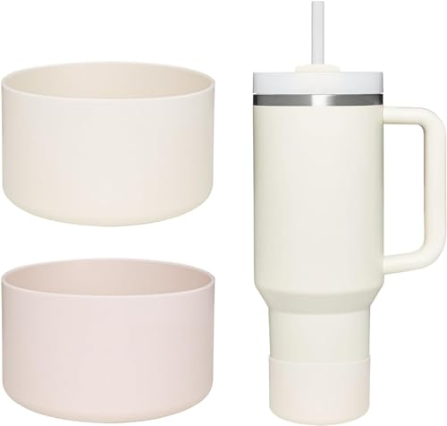 WK IEASON 2 Pcs Tumbler Bottom Protector Boot for Stanley Qu