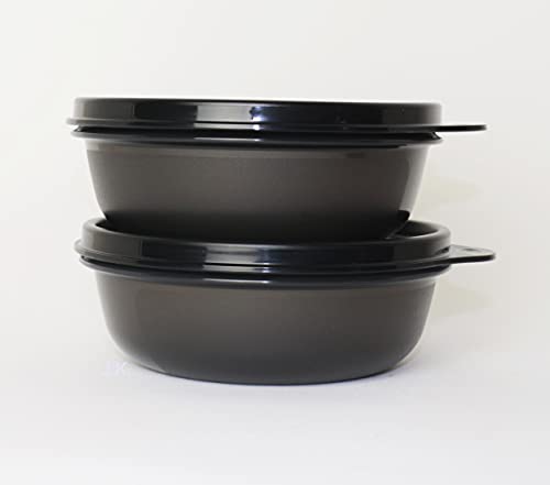 Tupperware Hit-Parade Lot de 2 mini gobelets noirs Hitparade 300 ml + mini gobelet bleu clair