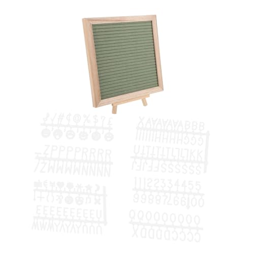 Angoily Tableau à Lettres en Bois avec Support Réutilisable pour Décoration de Chambre d'Garçon et Filles Panneau Mémo Tableau d'Annonce de Bébé 30 CM X 20 CM