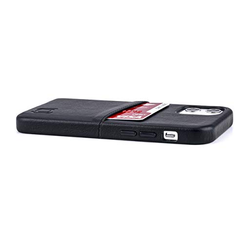 Dockem Exec M2 Funda Cartera Slim para iPhone 12 Mini [Negro]