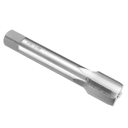 Taraud manuel M19 x 1 H2 uxcell en acier rapide HSS6542 pour filetage métrique à vis droite