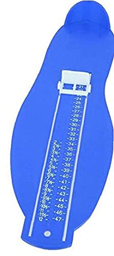 TOPofly Baby-Kind-Fuß-Mass-Messgerät Professionelle Fussmess Messgerät Kinder Schuh Messen Werkzeug Kinderschuhe Sizer Rechner Blau Cover