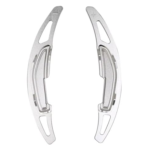 �V�t�g�p�h�� Compatible With M2 F87 M3 F80 M4 F82 M6 F06 F12 2016 2017 �A���~�����Ԃ̃X�e�A�����O�z�C�[���M�A�V�t�^�[�p�h�������J�o�[�g�����ƌ݊���������܂�(Silver)