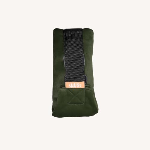 Image of Snugs Ergonomic Baby Carrier | Luxe Edition | Toddler carrier | Sling carrier | Breathable and Lightweight Fabric | Adjustable Straps | Suitable for 8 Months to 4 Years | Supports Up to 20 Kg (Forest Green)