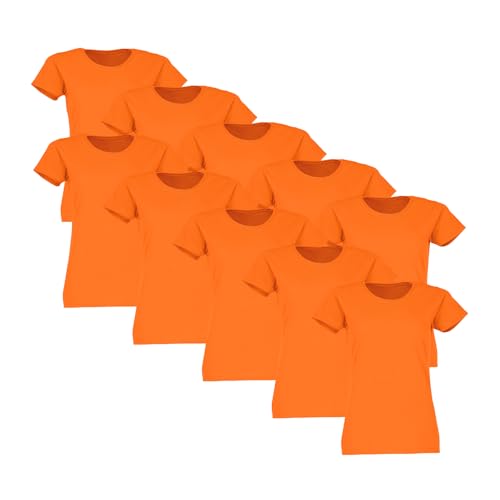 Lot de t-shirts femme Fruit of the Loom Valueweight col rond du XS au XXL