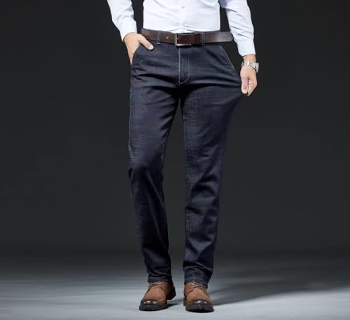 Men's Jeans Classic Business Straight-Leg Jeans Work Pants2