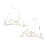 Plaque en bois de mariage : le panneau en forme de flèche est facile à accrocher. il peut être utilisé pendant longtemps.