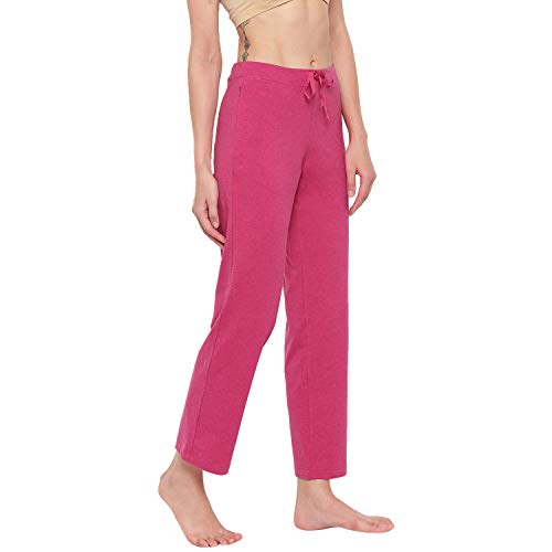 Image of Enamor Essentials E014 Women's Slim Fit Stretch Cotton Lounge Pants