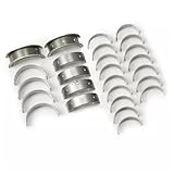 1Set Connecting Rod & Crankshaft Main Bearing 11217522982 11247617339, Compatible for BMW 545i/750i/X5 E53/E60/E66/E70 N62 4.4L/4.8L