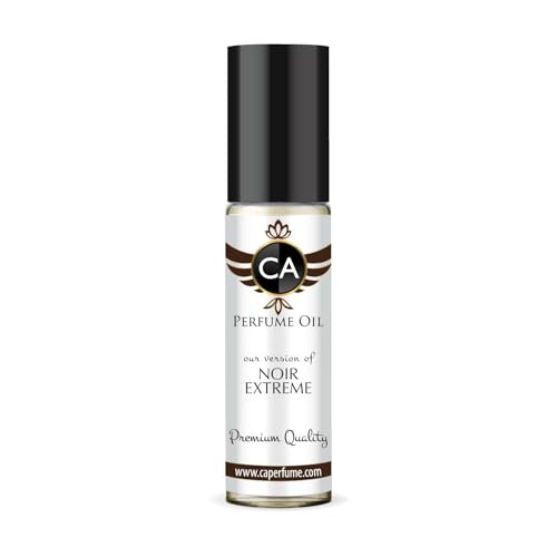 CA Perfume Impression of Noir Extreme for Men Eau De Parfum Amber Woody Scent Long Lasting Cologne for Men Travel Size TSA Ready for Day and Night Wear 0.33 Fl Oz 10ml