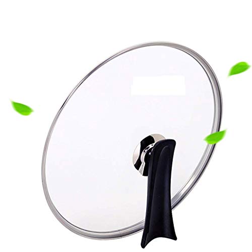 Tapa de vidrio templado de 26cm con soporte vertical y borde reforzado 2