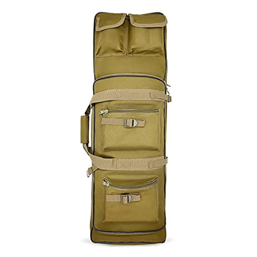 Alephnull Mochila para Fusil Bolsa Flexible para Fusil Bolsa Táctica para Fusil Bolsa para Pistola (Marron, L)