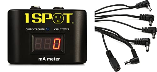 Truetone 1 SPOT mA Meter and Cable Tester + Truetone MC5 1 SPOT Multi-Plug 5 Cable Value Bundle