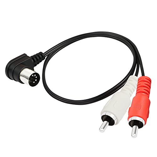 9-poliges DIN Auf 3x Cinch Kabel – 1,8 M Audio/Video Adapter Für TV, Receiver, DVD-Player