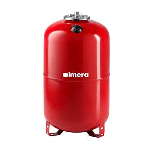 Imera - Vaso de Expansión Para Calefacción - 8 Bar Membrana EPDM Intercambiable - Certificado y Testado (Sin soporte, 50L)
