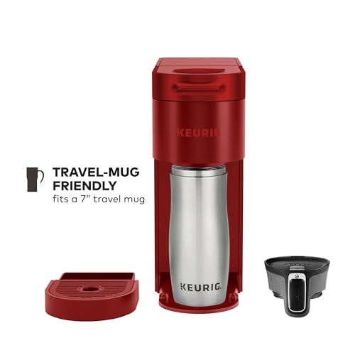 Keurig K-Slim Single Serve K-Cup Pod Coffee Brewer Multi-Stream Technology Scarlet Red