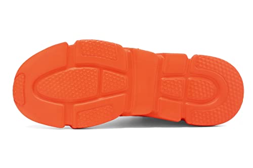 GSLMOLN Mens Womens Fashion Sneakers Unisex Slip on Ultra-Sock Knit Soft Sole Breathable Lightweight Casual Walking Shoes4