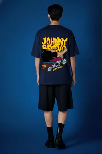 Image of Men's Cotton Oversized Fit Oversized Baggy Fit Drop Shoulder Cool and Stylish