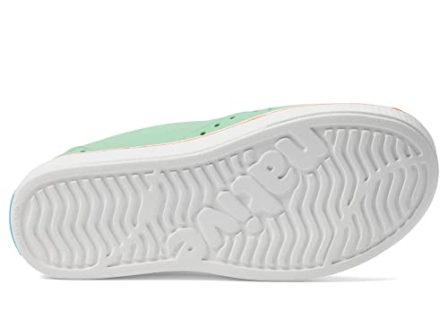 Native Shoes Kids Miles Slip-On Shoes For Kids – Little And Big Kids – Eva Lining – Odor-Resistant Candy Green/Shell White/City Orange 2 Little Kid M #TOP2