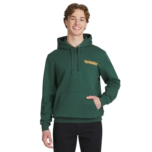 Image of Quiksilver Men's Regular Fit Super Soft Fleece Midweight Pullover Hooded Sweatshirt