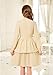 Arshiner Girls Dresses Puff Sleeves Sparkly Ruffle Layer Shimmery Fashion Party Dress with Belt Cream Color 11-12 Years