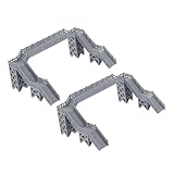 Miniaturmodell: dieses fußgängerbrückenmodell fängt realistische architektonische details ein und ist ein muss für modelleisenbahn-enthusiasten, sandtisch-modellbau-zubehör und brückenbaumodelle