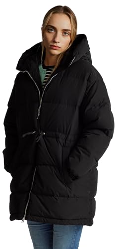 United Colors of Benetton Women's Giaccone 22t6dn087 Jacket, Black, S