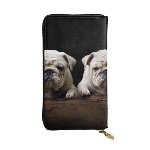Portefeuille pour femme chic en cuir long et robuste avec porte-carte et grand volume téléphone