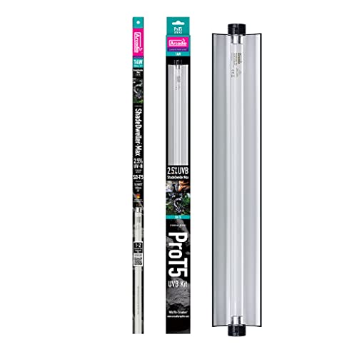 Arcadia Reptile ShadeDweller-Max ProT5 Kit UVB 2,5 UVB, 14 W Lampe à spectre complet Fournit des...