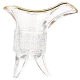 TOPPERFUN Kreativer Retro Glasbecher Chinesischer Weinschalter für Tischdekoration Partys Hochzeiten und für Freunde