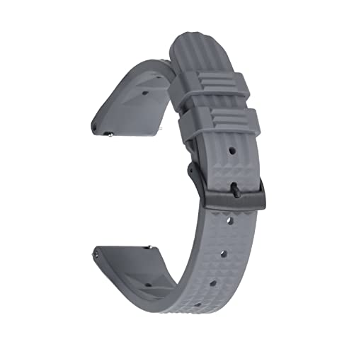 Bracelet montre caoutchouc fluoré 22mm pour plongée et sport