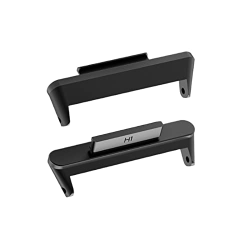 HPGHZNYNMK Conector de metal de 2 piezas adecuado para Huawei Watch Fit 2 accesorios de la correa correa correa de repuesto compatible con Huawei Fit 2 Silicona/apto para adaptadores de correa