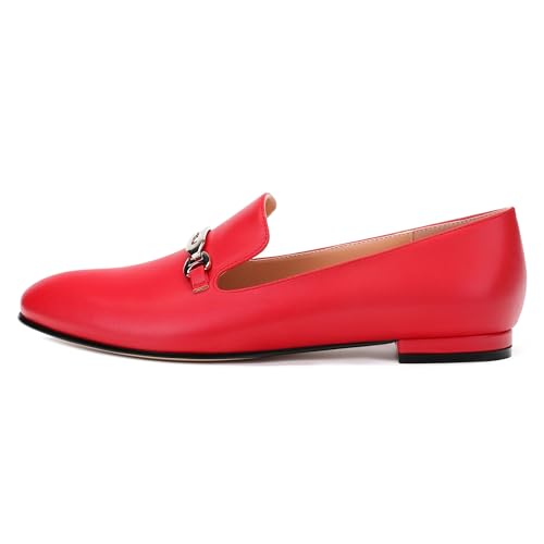 Image of Women's Loafers, Slip On Round Toe Comfortable Flats for Women Dressy and Work, Womens Business Casual Shoes