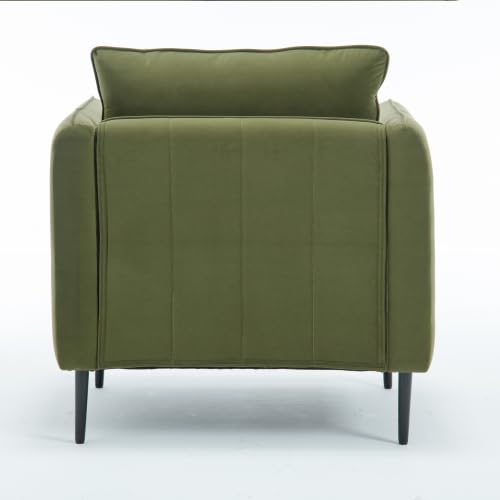 Sillón moderno plegable terciopelo verde miniatura 5