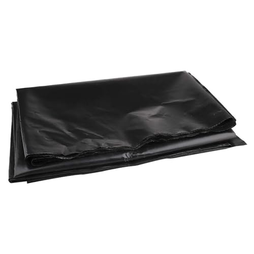Bâche de bassin 6x9m en PEHD noir pour aménagement de jardin