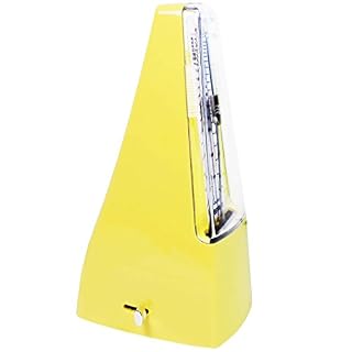 keepdrum gmpl YW Métronome mécanique avec cloche Horloge aufziehbar Jaune - Les Beatles, Paul McCartney, John Lennon, RIngo Starr, George Harrison keepdrum gmpl YW Métronome mécanique avec cloche Horloge aufziehbar Jaune – Image 4