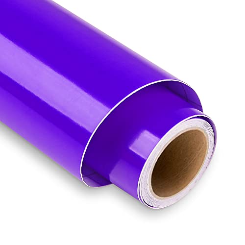 Lya Vinyl 5FT vinilo adhesivo Morado para Cricut - Rollo de Vinilo Morado de 30,5 x 153 cm, Vinilo Adhesivo para Exteriores para Pegatinas Decorativas y Decoración de Fiestas