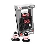 Modelo de gasolinera simulada: mensaje de voz multifuncional para una experiencia interactiva mejorada, muy divertido de jugar, juguete modelo de gasolinera para