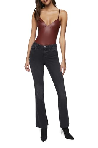 Forever 21 Women's Curvy High-Rise Bootcut Jeans2
