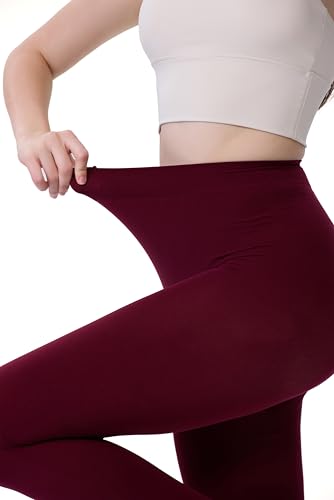 Image of DUCMODA Women's 70D Semi-Opaque Tights High Waist Solid Soft Stretch Pantyhose