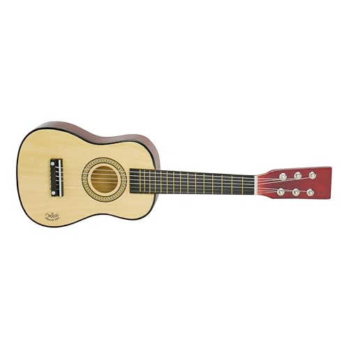 Vilac 8358 - Guitarra de Madera Natural (6 Cuerdas de Nailon, 6 Cuerdas, para Jugar a la Guitarra, tamaño Adecuado para niños a Partir de 36 Meses