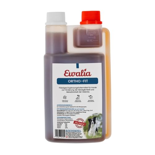 NEU! EWALIA Ortho - Fit für Hunde - Schenken Sie Ihrem Hund Neue Bewegungsfreude mit unserer natürlichen Gelenkunterstützung - mit Tierärzten entwickelt, 100% Natur pur, frei von Zusätzen - 500ml
