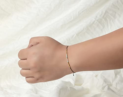 RareLove Niece Morse Code Beaded Bracelet Niece Gifts from Aunt Secret Message Jewelry Gift for Her, Waterproof Birthday Gift for Niece,Christmas Gift4