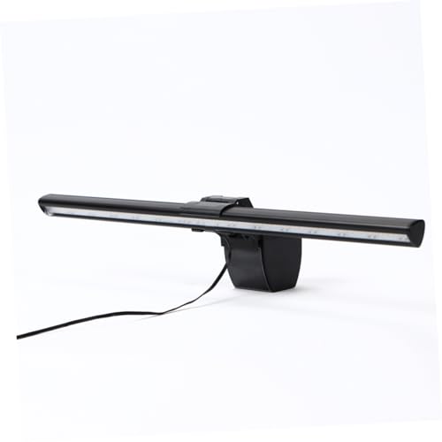 DOITOOL Computer Monitor Clip Lamp USB Powered E-Reading Light for Home Office Study Eye Hanging Light USB Cable Black