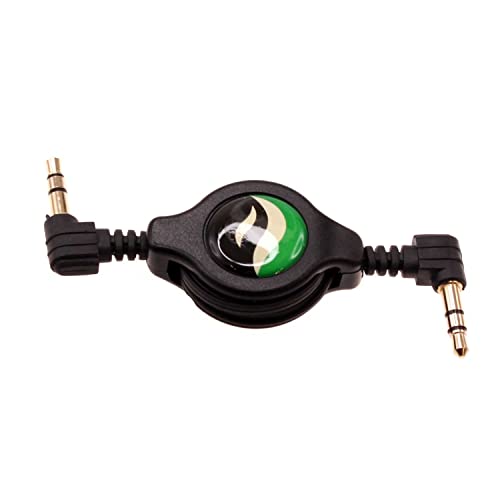 Cable auxiliar retráctil Jack 3.5mm compatible Kindle miniatura 1