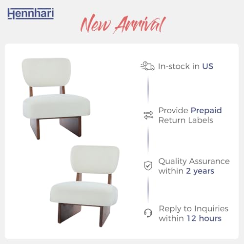 Sillón moderno sin brazos beige miniatura 3